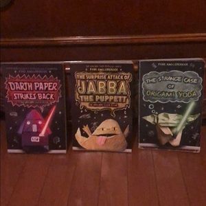 Set of 3 Tom Angleberger paperback books